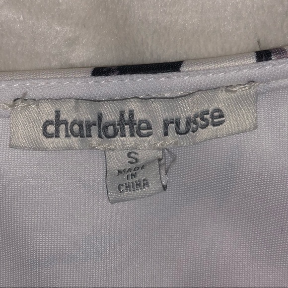 Charlotte Russe pink and blue flower dress - Picture 8 of 9